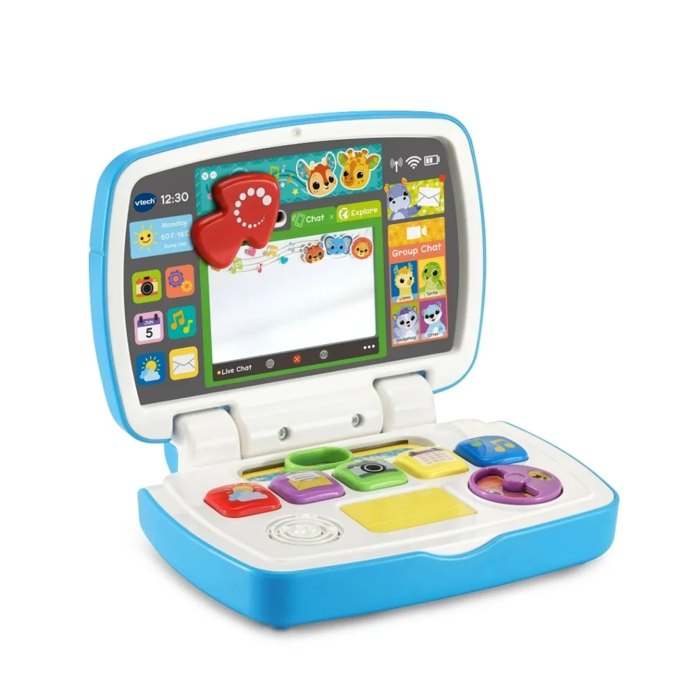 VTech Toddler Tech Learn Music Colors Animals Laptop Baby Toddler Ineractive Toy